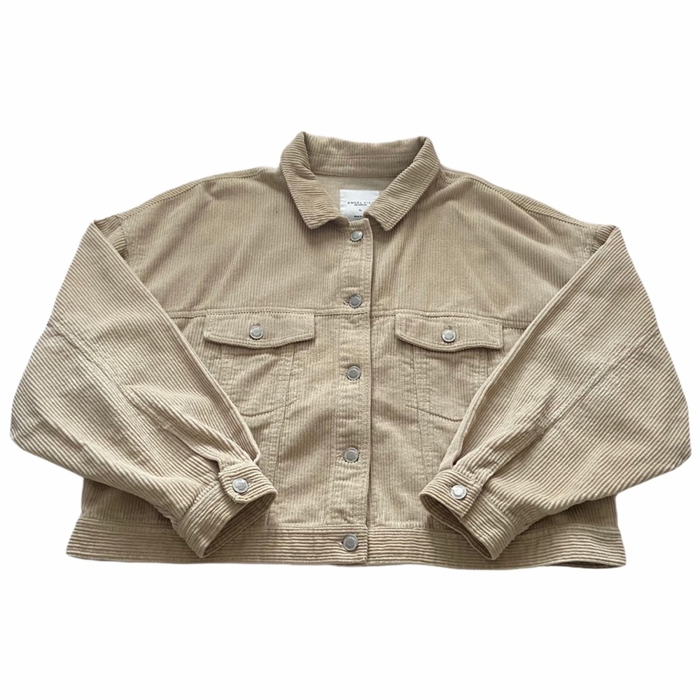 Corduroy cropped jacket